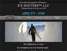Tablet Screenshot of icematters.com
